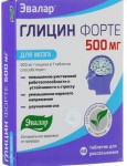 Глицин форте Эвалар, табл. д/рассас. 500 мг / 0.58 г №60