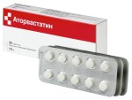 Аторвастатин, таблетки покрытые пленочной оболочкой 10 мг 30 шт